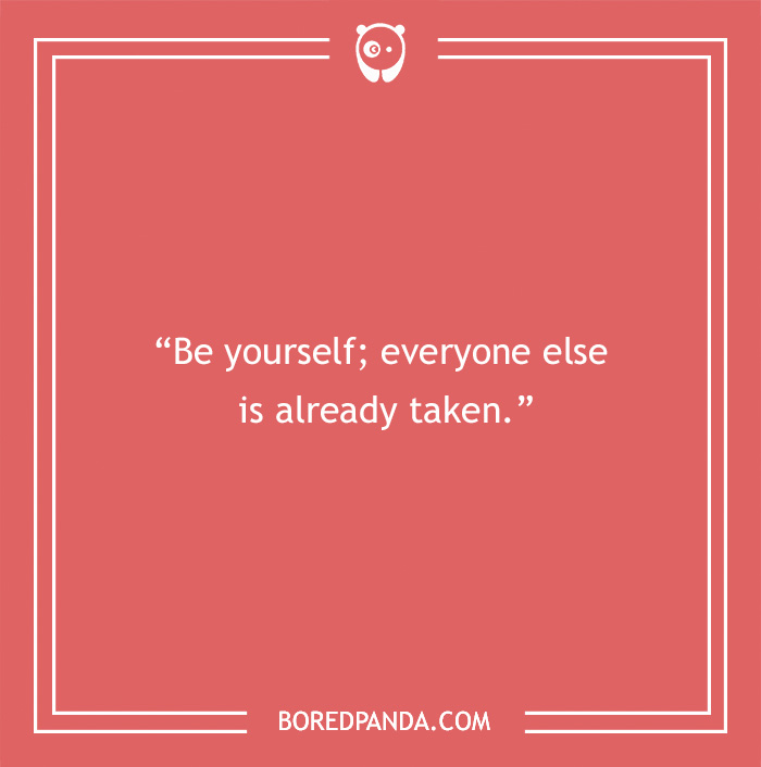 Oscar Wilde quote about being yourself