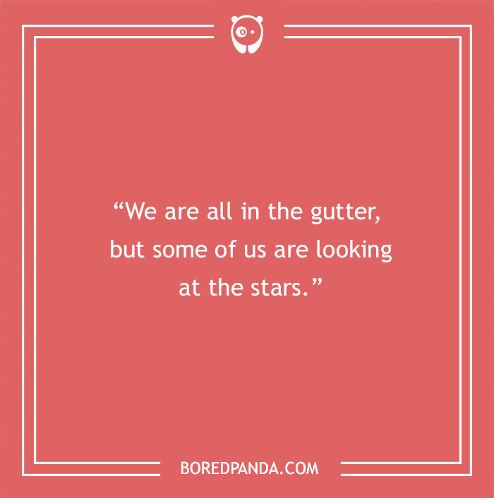 Oscar Wilde quote on stars