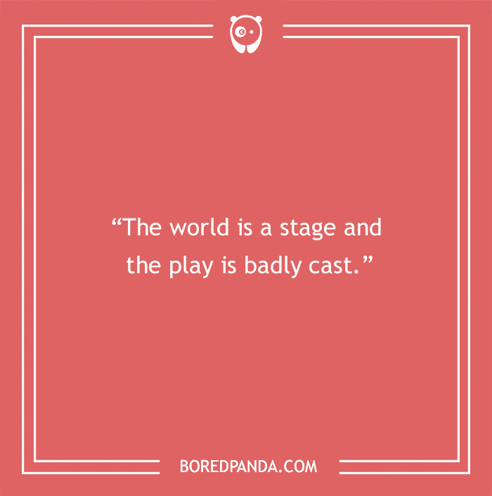 Oscar Wilde quote about world, stage and cast