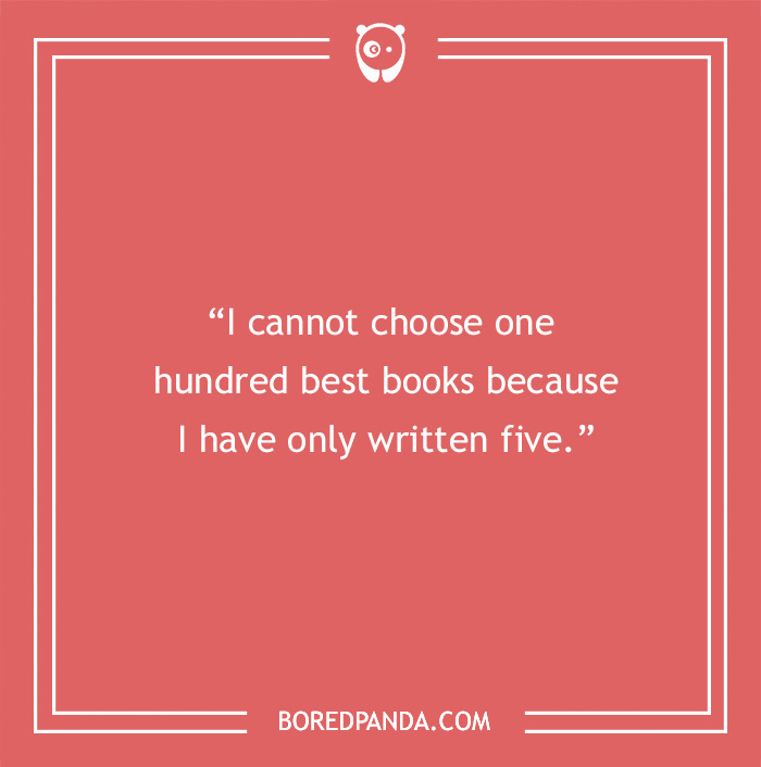 Oscar Wilde quote about best books