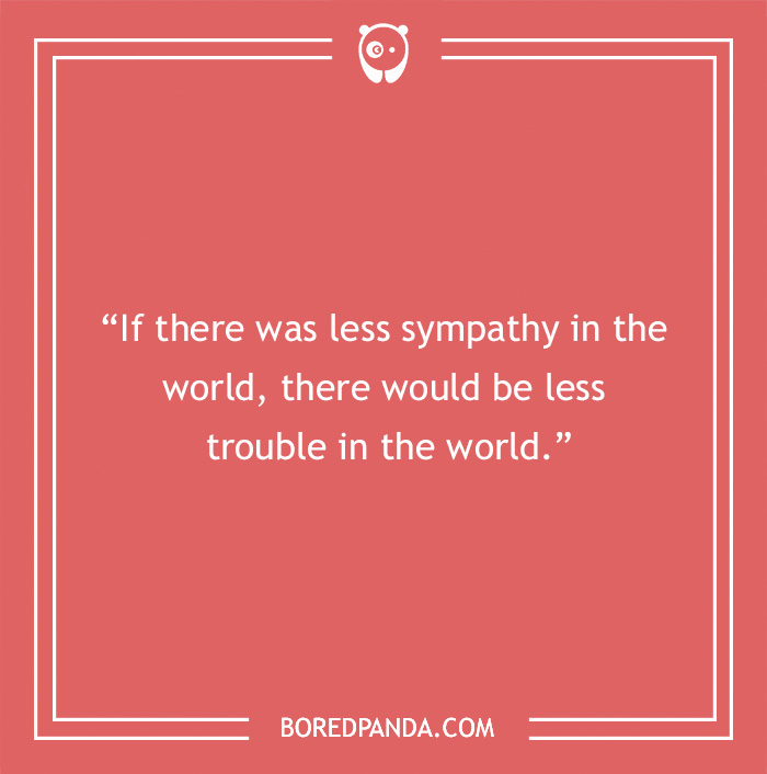 Oscar Wilde quote on sympathy