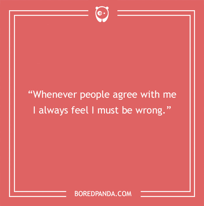 Oscar Wilde quote about agreeing