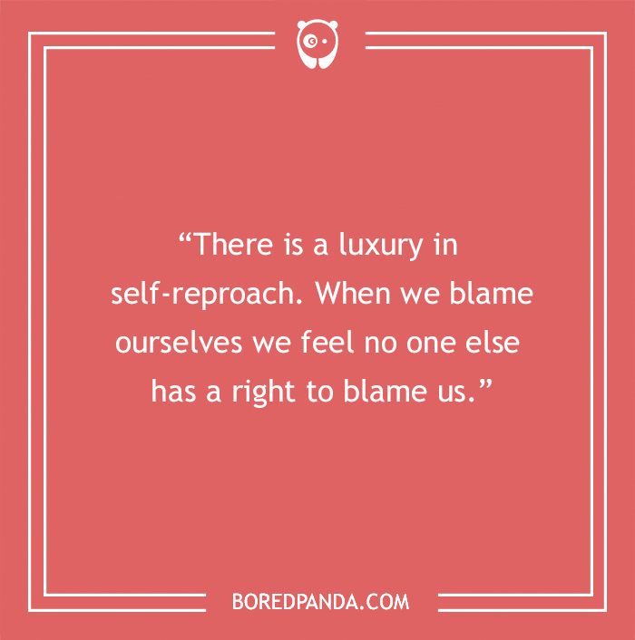 Oscar Wilde quote about self-reproach