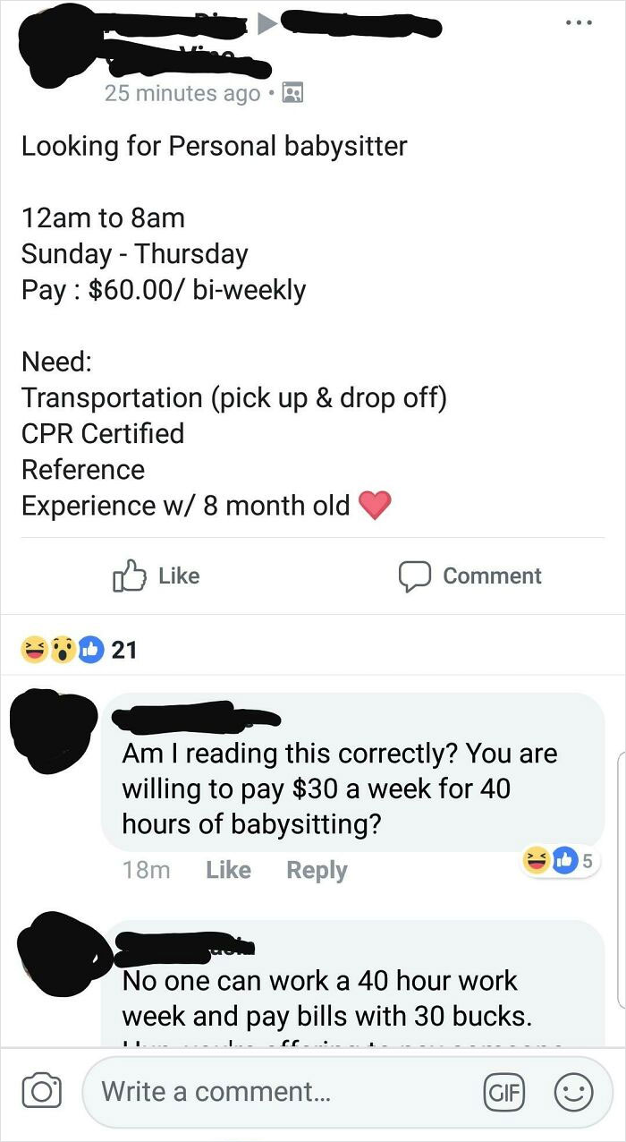 75 Cents An Hour For Babysitting