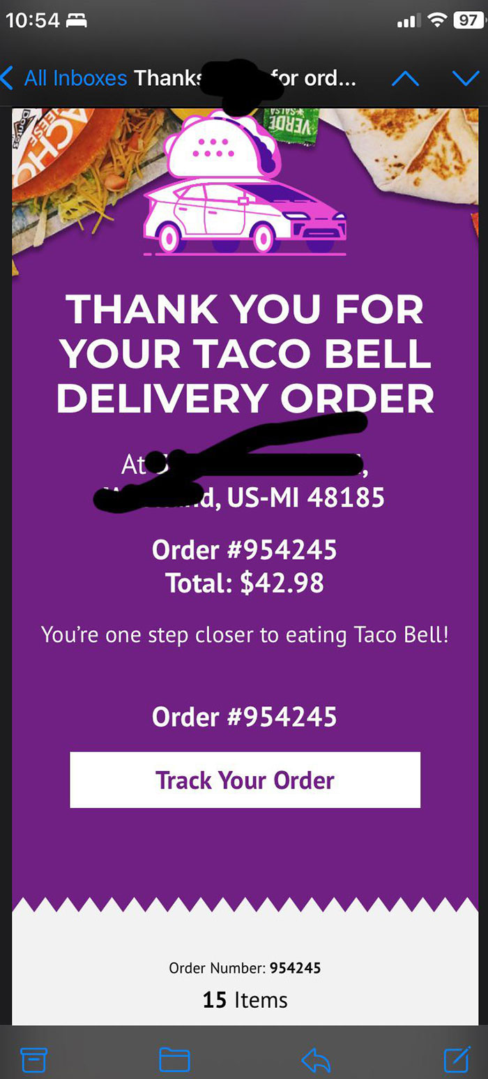 Someone Hacked My Taco Bell Account And Ordered $40 Worth Of Food