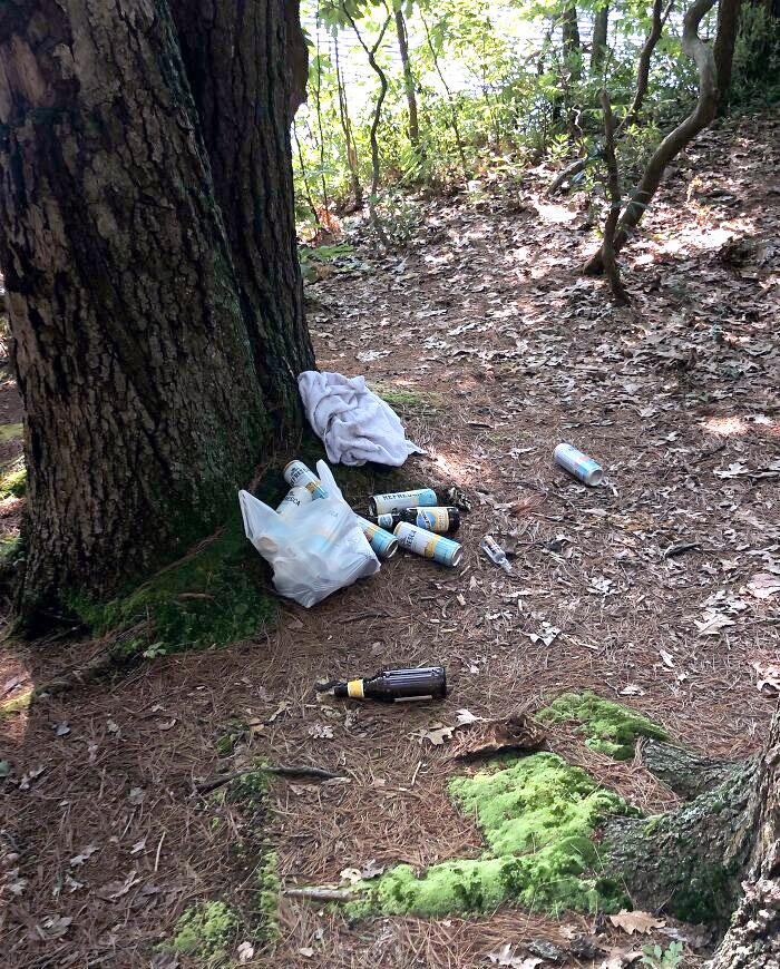 I Don't Understand Why People Can't Carry Out Their Own Trash. Especially At A State Park