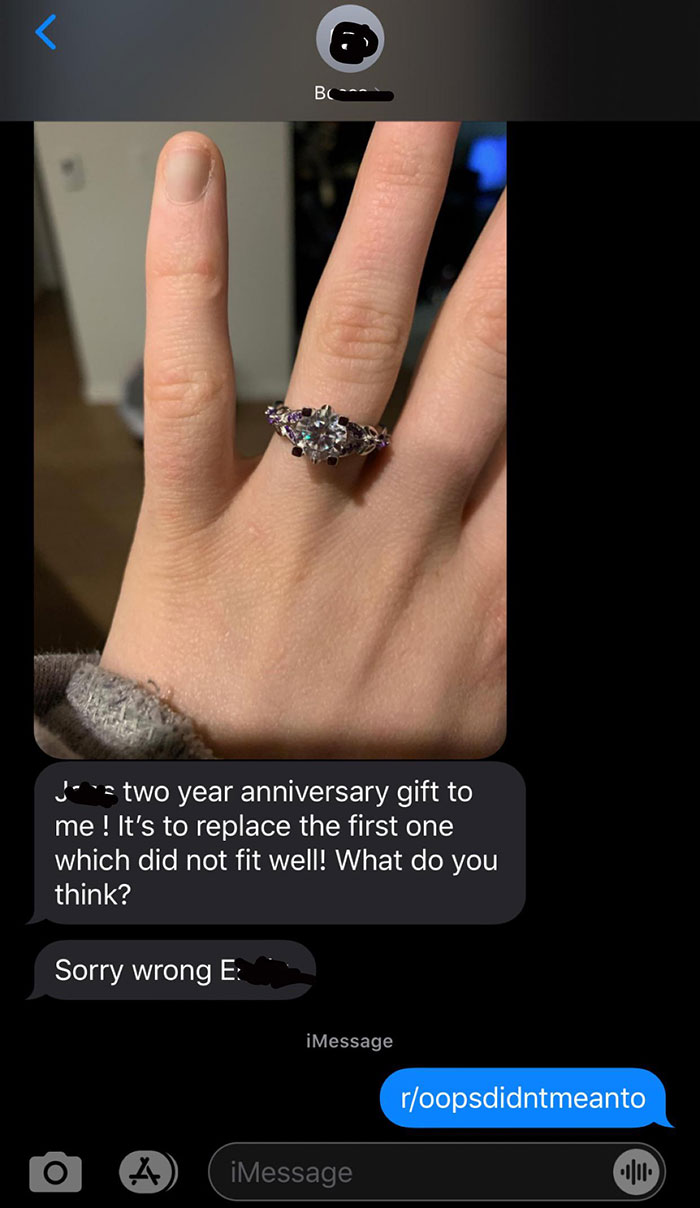 My Former Boyfriend's Ex Send Me This On Both Text And Imessage