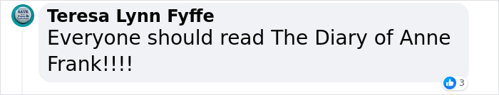 Mom Shocked By 8th Grade Teacher Reading Anne Frank’s Diary To Her Kid, Gets Teacher Fired Mom Shocked By 8th Grade Teacher Reading Anne Frank’s Diary To Her Kid, Gets Teacher Fired