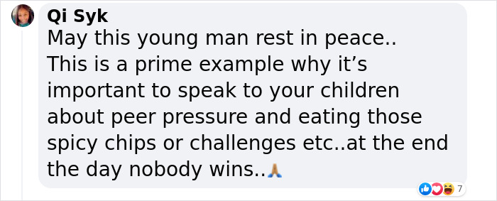 Parents Devastated After Teen Dies Hours After Taking Part In "One Chip Challenge" Parents Devastated After Teen Dies Hours After Taking Part In "One Chip Challenge"