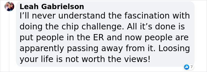 Parents Devastated After Teen Dies Hours After Taking Part In "One Chip Challenge" Parents Devastated After Teen Dies Hours After Taking Part In "One Chip Challenge"