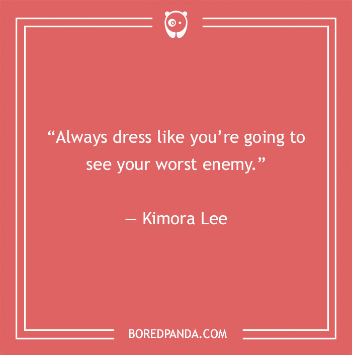 Kimora Lee quote about fashion