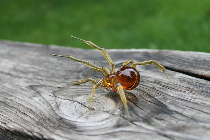 I Made Glass Spider Figurines As An Idea For Halloween Decorations (10 Pics)