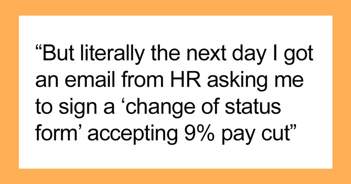 Nonprofit Makes a Mistake By Offering This Employee A 9% Pay Cut While Others Enjoy Their 3% Raises