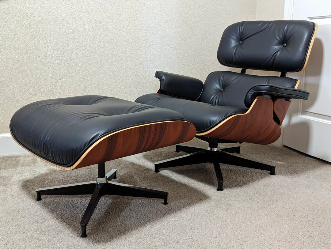 Eames-style lounge chair