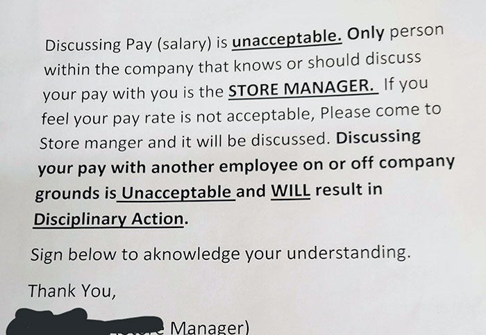 My New Manager Wrote This Up Today. Non-Union Grocery Business In Ohio. What Are My Options? Is This Legal? I've Already Told Them I Will Not Be Signing It