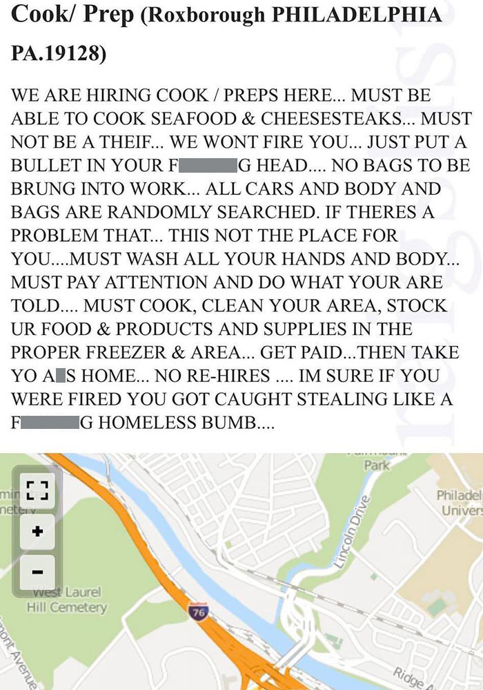 A Local Restaurant Really Thought This Would Make People Want To Work For Them