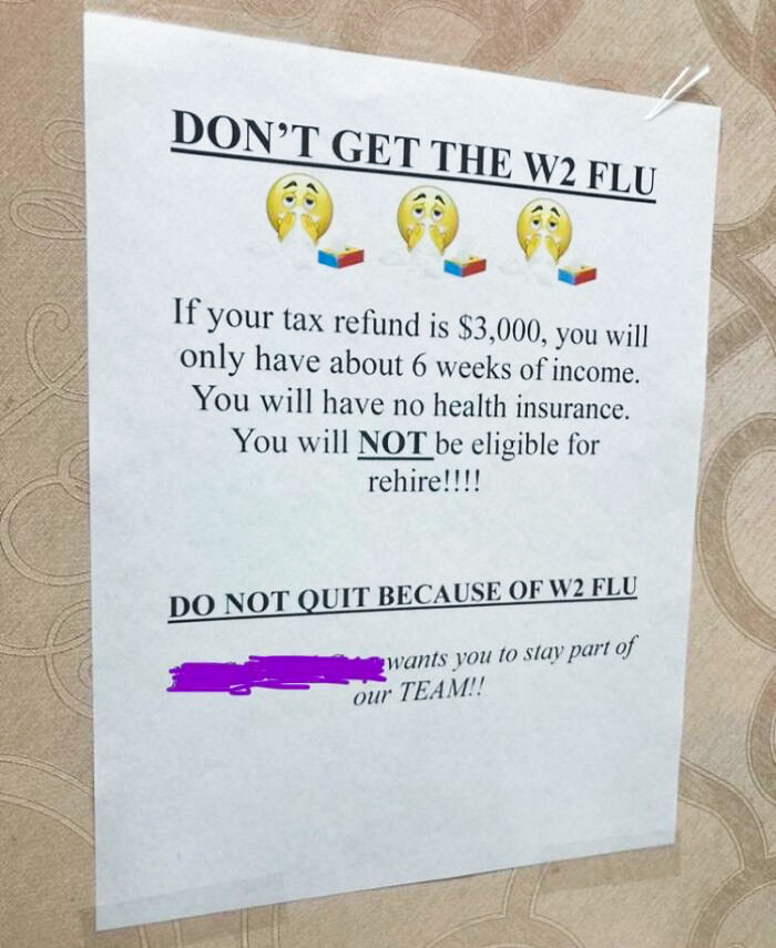 This Was Posted In Various Places At Work