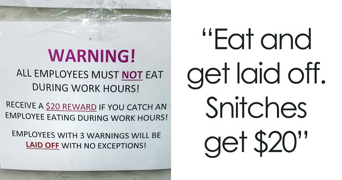 40 Ridiculous Rules From Entitled Bosses Who Deserve To Be Shamed On The Internet