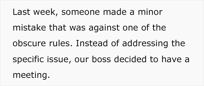Boss Tells Employees To Follow Outdated Rule Book, Begs Them To Stop After 3 Days Boss Tells Employees To Follow Outdated Rule Book, Begs Them To Stop After 3 Days