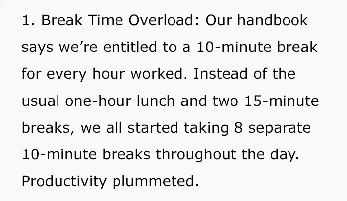 Boss Tells Employees To Follow Outdated Rule Book, Begs Them To Stop After 3 Days Boss Tells Employees To Follow Outdated Rule Book, Begs Them To Stop After 3 Days