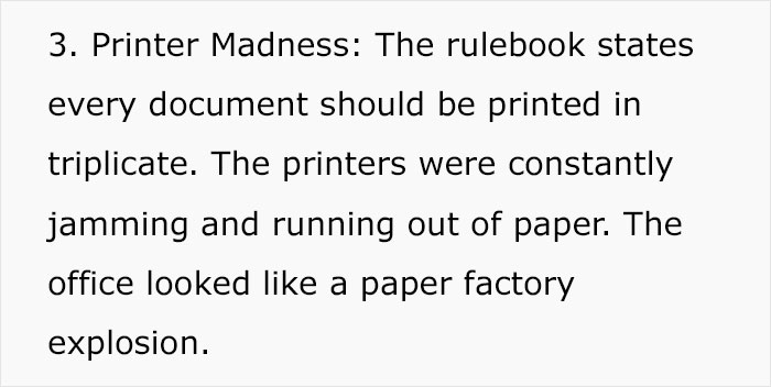 Boss Tells Employees To Follow Outdated Rule Book, Begs Them To Stop After 3 Days Boss Tells Employees To Follow Outdated Rule Book, Begs Them To Stop After 3 Days