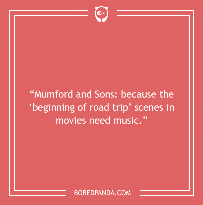 Road trip joke about "Mumford and Sons"