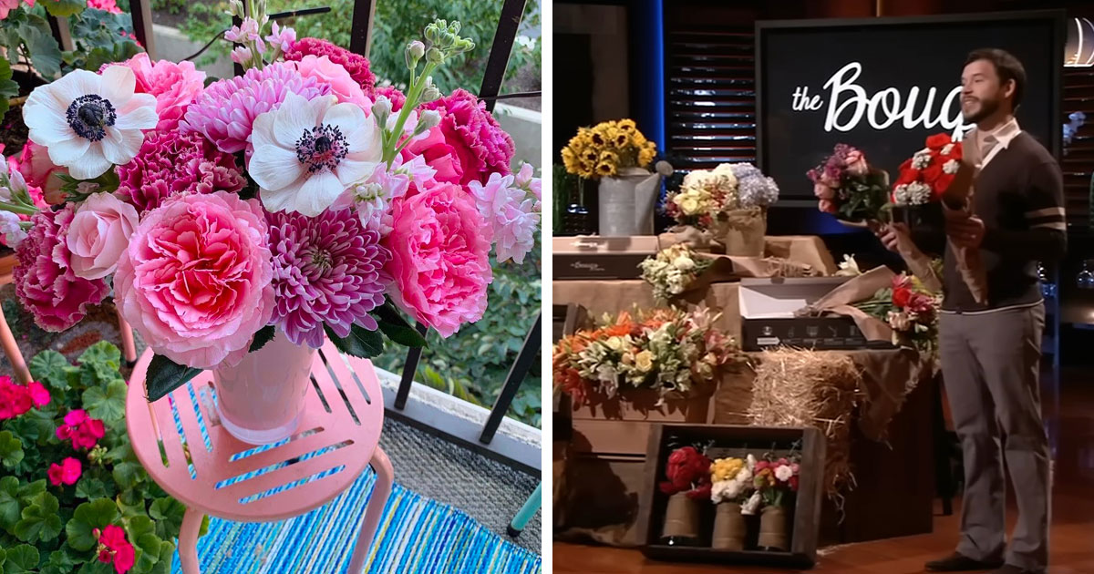 "The Bouqs Company" presents flower bouquets on the Shark Tank show