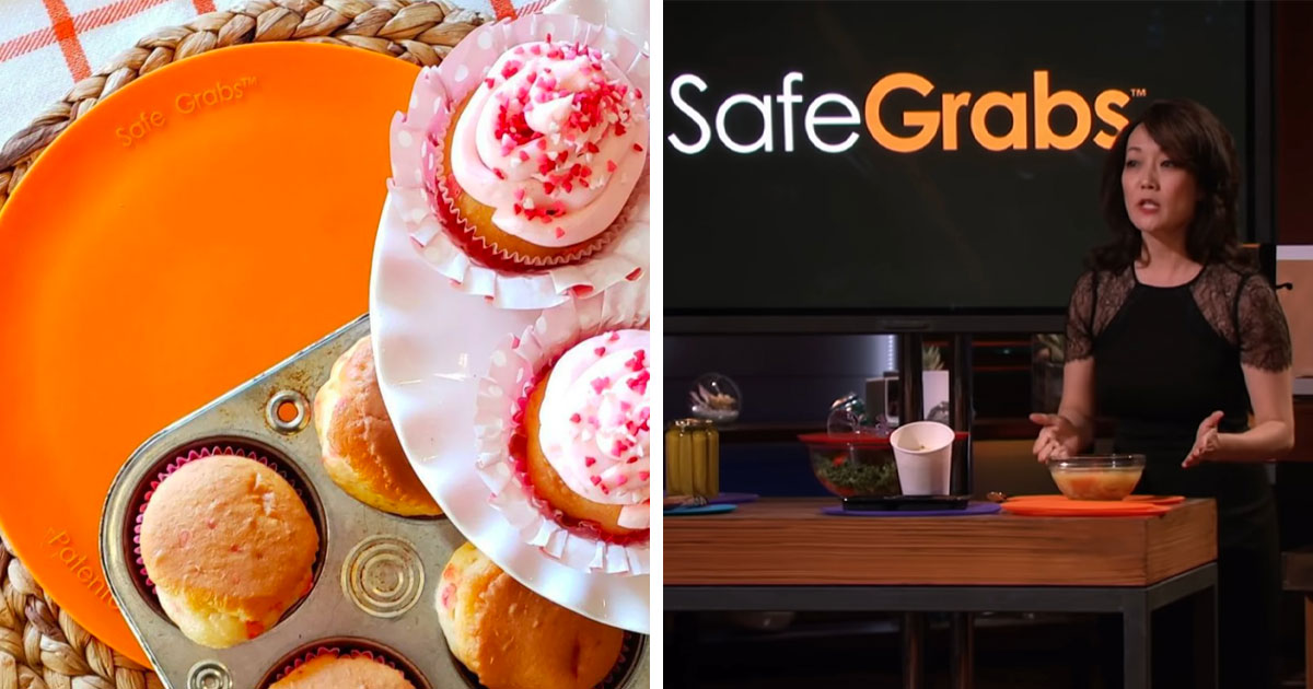 "Safe Grabs" presents their silicone mats on the Shark Tank show