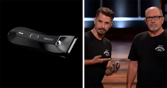 "Manscaped" presents their trimmer on the Shark Tank show