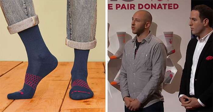 "Bombas Socks" presents their socks on the Shark Tank show
