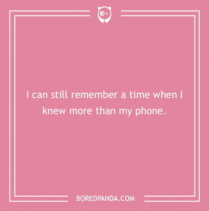 IT Joke not having smartphone