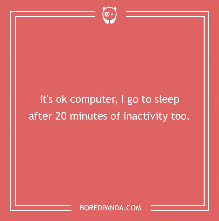 IT joke about sleep mode