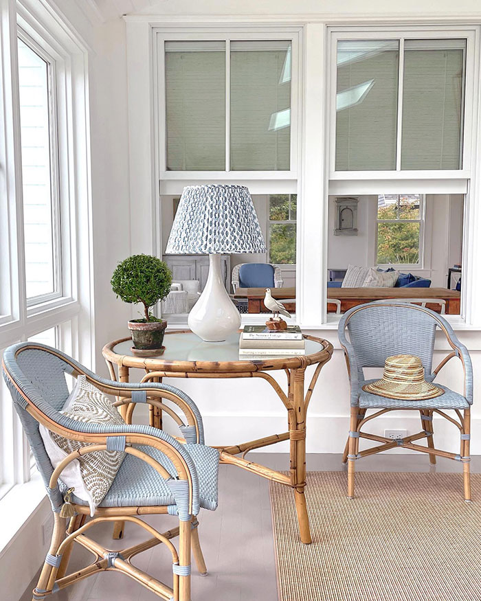 Simple And Cozy Classic Sunroom
