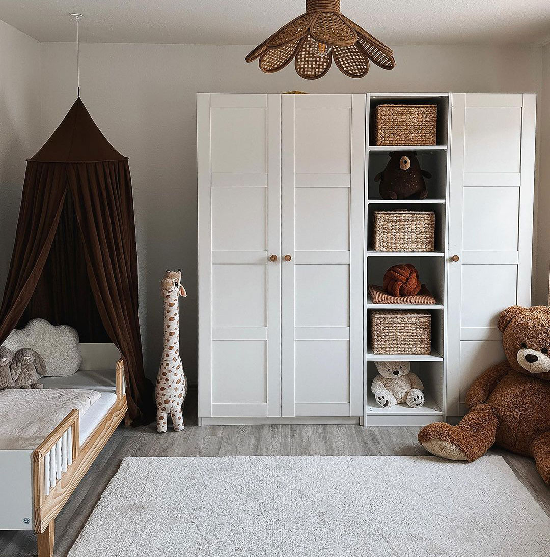 baby room in light colors