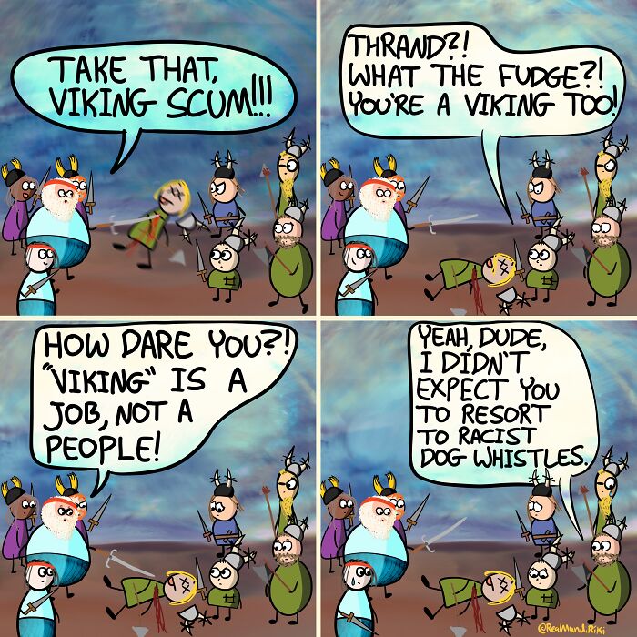 My 31 Comics About An Over-Possessive Mom Who Joins Her Son On A Viking Raid