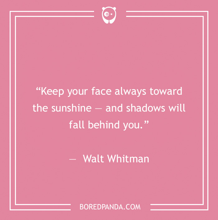  Walt Whitman quote on positivity 