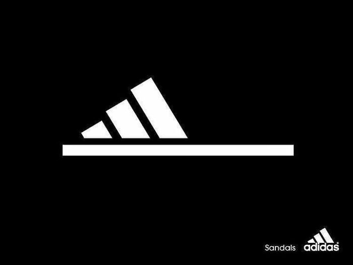 Adidas Slippers Advertising
