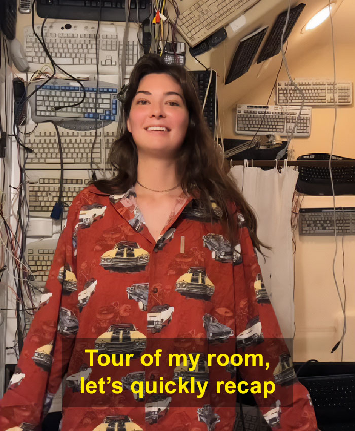 TikToker Gives A Tour Of Her Chaotic Bedroom And People Are Amazed