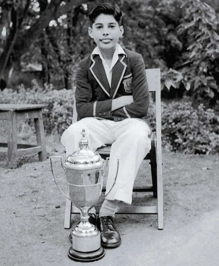 Freddie Mercury a los 12 años en la escuela para chicos St Peter, Panchgani, India, 1958