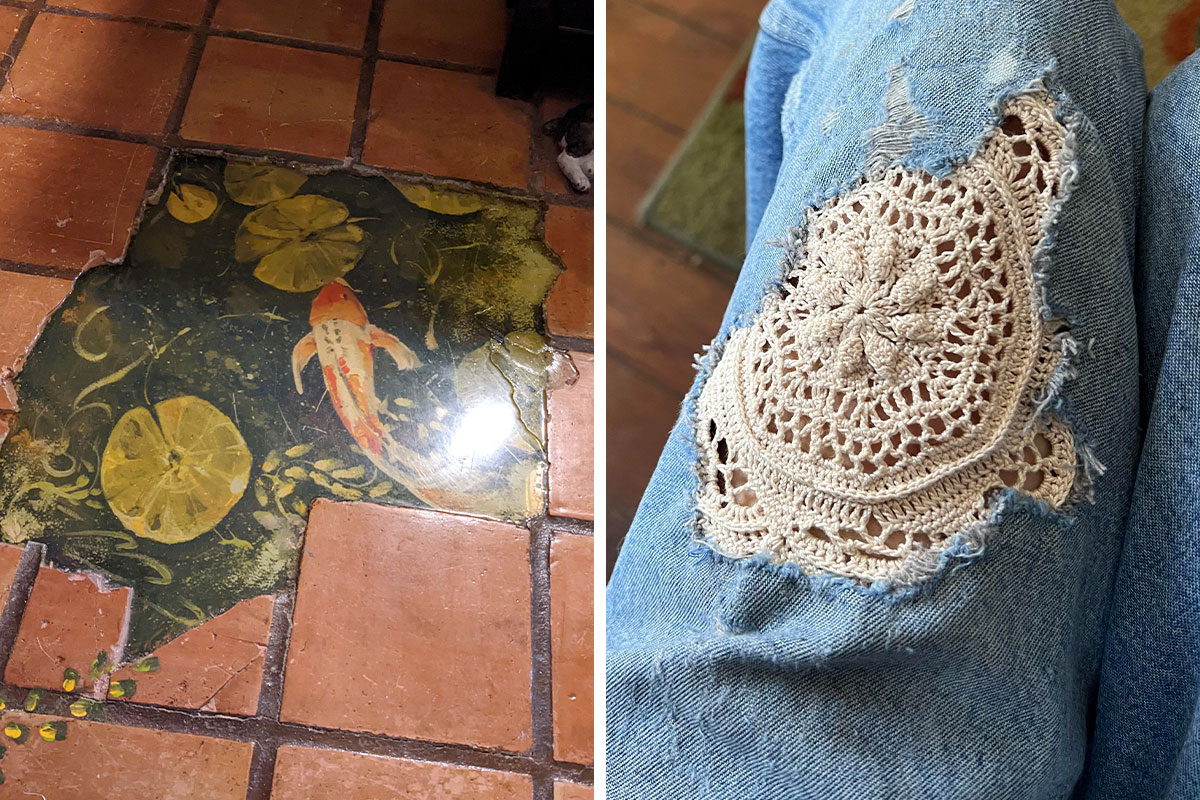 Visible Mending”: 50 Times Folks Didn't Give Up On Their Favorite Things  And Made Them Even Better (New Pics)