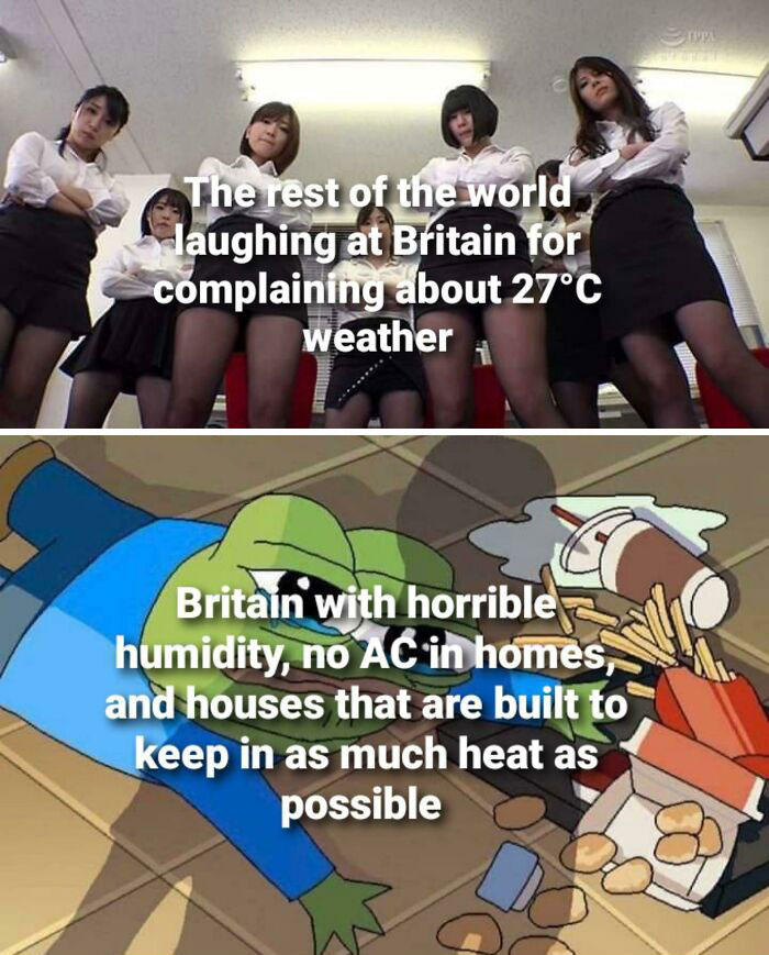 England Weather meme 