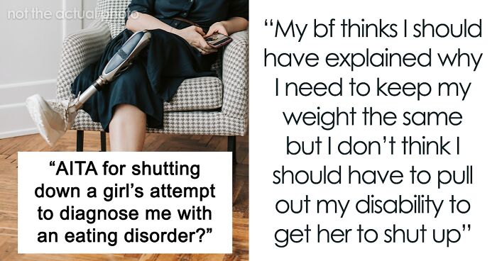 Woman Leaves Dinner Embarrassed After Pushing An ED Diagnosis On A Woman Who Was Not Having It