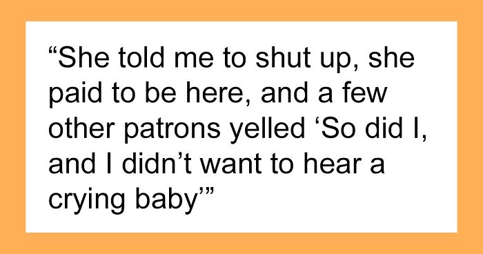 Mom Refuses To Leave Movie Theater Because Her Baby Is Crying, Guy Yells At Her