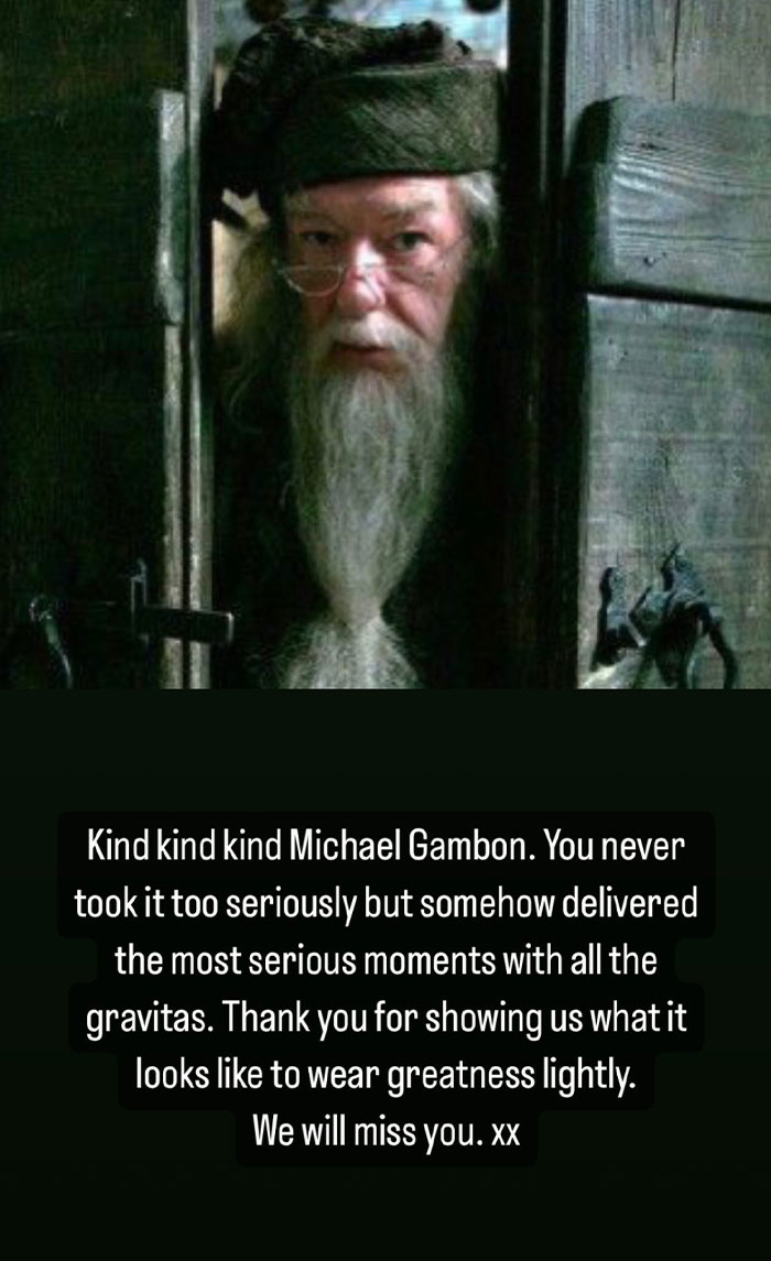 Daniel Radcliffe, JK Rowling And Other Celebs Pay Moving Tributes To Dumbledore Star Michael Gambon Daniel Radcliffe, JK Rowling And Other Celebs Pay Moving Tributes To Dumbledore Star Michael Gambon