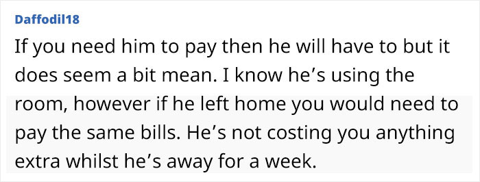 Parent Expects Son To Keep Paying Rent Even While He’s Away From Home, He Refuses Parent Expects Son To Keep Paying Rent Even While He’s Away From Home, He Refuses