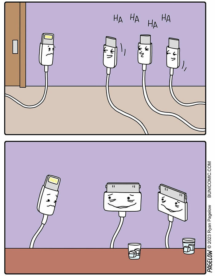 A comic about different types of plug-ins