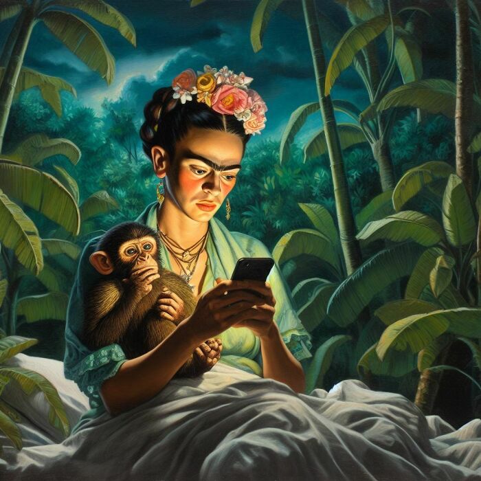 Frida Kahlo Began To Think About Plucking Her Eyebrows After Staring At Insta For Far Too Long
