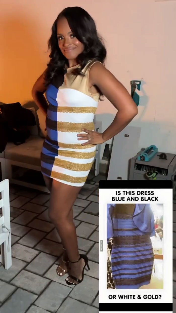 "The Dress" That May Be Blue And Black Or White And Gold