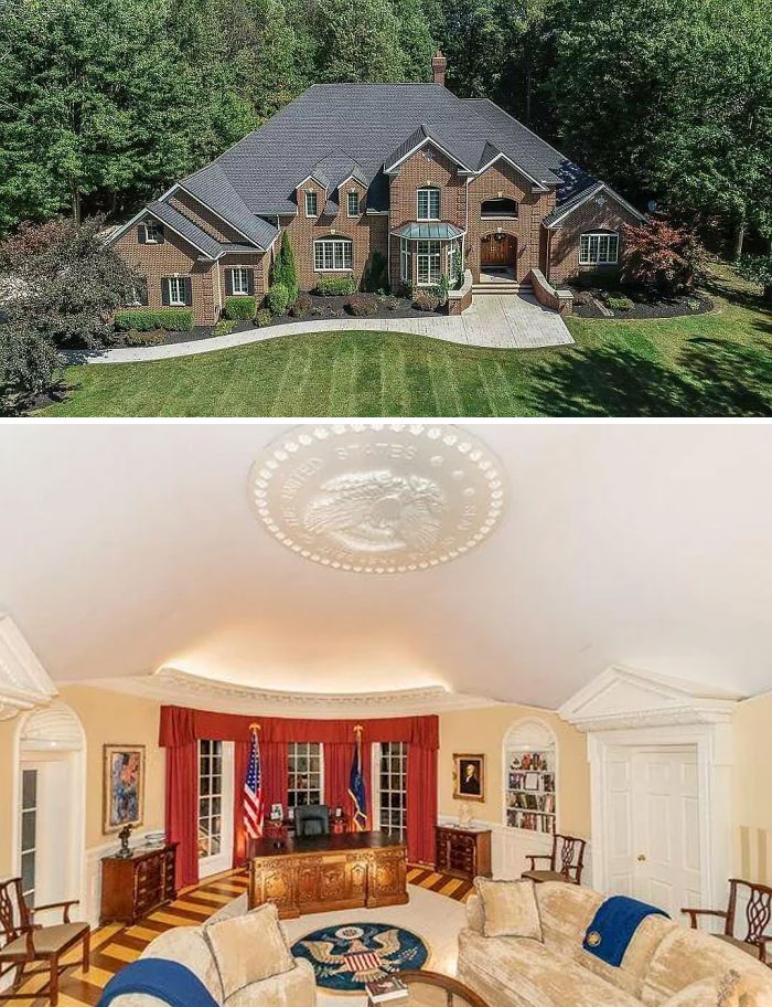 Ohio Mcmansion With Replica Oval Office