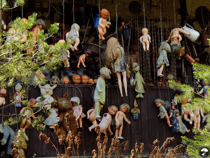 The House Of Hanging Dolls In Rváčov, Czech Republic